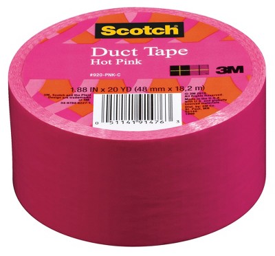 Scotch Colored Duct Tape 1 78 x 20 Yd. Pink - Office Depot