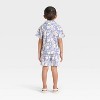 Grayson Mini Toddler Boys' Button Down Short Sleeve Shirt and Shorts Set - 2 of 4