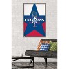 Trends International MLB Texas Rangers - 2023 World Series Team Logo Framed Wall Poster Prints - 2 of 4