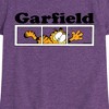 Girls' - Garfield - Garfield Panel Fitted Short Sleeve Graphic T-Shirt - 2 of 4