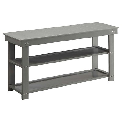 Oxford Utility Mudroom Bench Gray - Breighton Home
