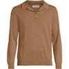Lands' End Men's Long Sleeve Cotton Sweater Polo - 3 of 3