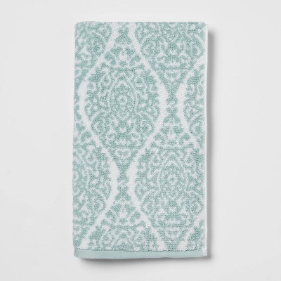 Performance Hand Towel Aqua Ogee - Threshold™