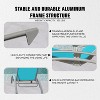 Okak Patio Lounge Chairs Set of 2 with Backrest & Pillow,Aluminium Outdoor Chaise Lounge for Patio,Beach,B;ue - 4 of 4