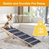 Portable Dog Ramp, Folding Pet Ramp,43.3" Long Dog Ramps for Bed Couch Car, 6 Adjustable Height from 14.5" to 25", Rated for 132 lbs - 2 of 4