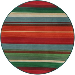 Unique Loom    Outdoor Modern Jaco Area Rug - 1 of 4