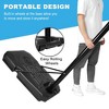 Portable Basketball Hoop Backboard System Stand Height Adjustable 6.6ft - 10ft with 44 Inch Backboard and Wheels, Transparent - 4 of 4