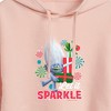 Women's - Trolls - Let It Sparkle Guy Diamond Guy Diamond Cropped Graphic Hoodie - 2 of 3