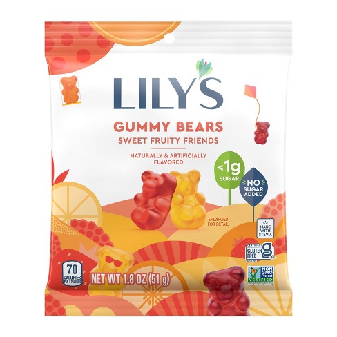 Lily's Gummy Bears Sweet Fruit Flavors - 1.8oz : Target