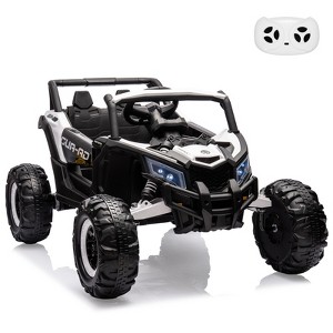 24V Ride On UTV Car, Battery Powered Electric Vehicles with Remote Control - 1 of 4