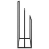 vidaXL Towel Rack Black Iron Medium Towel Rack Rectangular Modern - 4 of 4