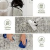 Area Rug Washable Rugs Vintage Floral Low Pile Area Rugs Non-Slip Backing Carpet for Bedroom - 4 of 4