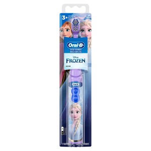 Oral-B Kid's Battery Toothbrush featuring Disney's Frozen, Soft Bristles, for Kids 3+  - 1 of 4