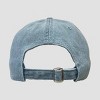 Mighty Fine Dog Graphic Denim Baseball Hat - Blue - 2 of 4