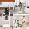 ONWITH Removable Anti-Drop Safety Rail Stool for Bedroom, Bathroom, White - 2 of 4