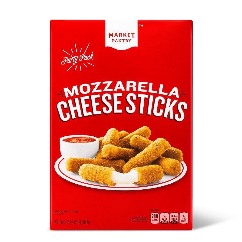 Frozen Breaded Mozzarella Sticks - 32oz - Market Pantry&#8482;, 1 of 5