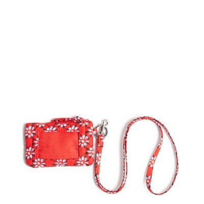 Vera Bradley Women's Outlet Cotton Zip ID and Lanyard