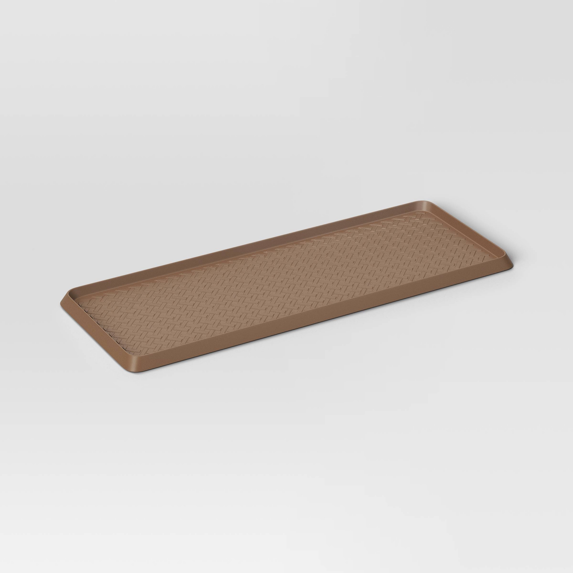 1'2"x3'2" Lattice Tread Boot Tray Tan - Threshold™