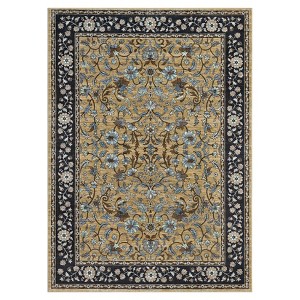 Coolmee Washable Runner Rug Kitchen Rugs and Mats Non Skid Washable Waterproof Carpet Runner for Living Room Bedroom Bathroom Navy Blue - 1 of 4