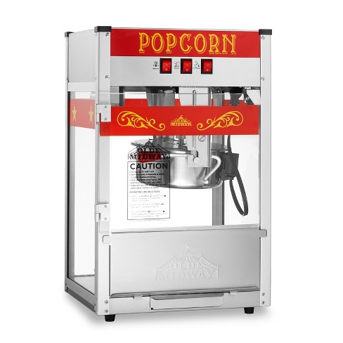 Countertop Movie Theater Style Popcorn Maker Machine Commercial 8 Ounce  Kettle