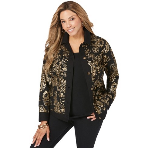 Agnes Orinda Women's Plus Size Bomber Jacket Zip-up Party Outwear With  Pockets Rose Gold 4x : Target