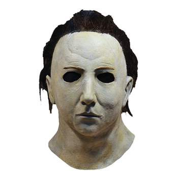 Mens Halloween 5 Michael Myers Costume Mask - 13 in. - White