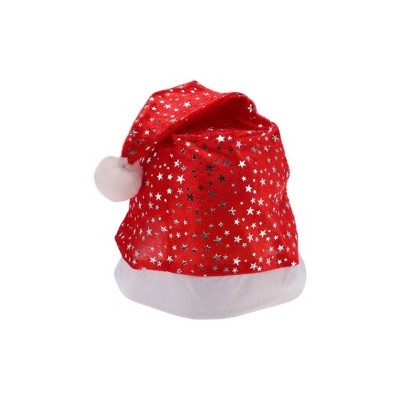 Unique Bargains Christmas Hats Thin Single-layer Five-star Polyester 11.02"x15.35" 1 Pc