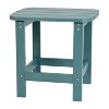 Flash Furniture Set of 2 Winston All-Weather Poly Resin Rocking Chairs with Accent Side Table - 3 of 4