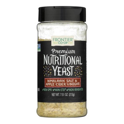 Frontier Co-Op Premium Nutritional Yeast Salt & Vinegar - 7.51 oz