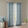 Lycvki Fretwork Print Grommet Top Window Curtain Panel(Only 1 Pc Panel) - 2 of 4