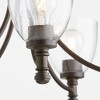 Quorum Lighting Rossington 5-Light Chandelier, Oiled Bronze Finish, Clear/Seeded Glass - 2 of 4