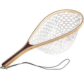 Gedourain Fly Fishing Landing Net Large Capacity 15-30KG Loading Hand  Fishing Tackle Bass Landing Net Metal ABS Rubberized Nylon Wear-Resistant  Camping : : Sports & Outdoors