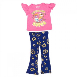 Kids Super Kitties "Little But Super"  2-Piece Legging Set - 1 of 2