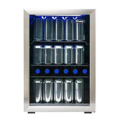 Danby 2.6 cu. ft. Free-Standing Beverage Center in Stainless Steel DBC026A1BSSDB