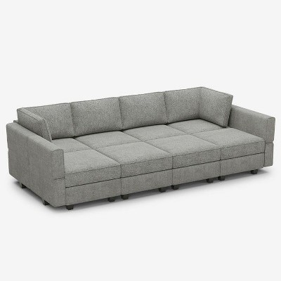 Belffin Modular Terry Sleeper Sofa with Storage Seat (8 Seats + 8 Sides)