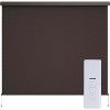 Heynemo Motorized Outdoor Roller Shades, Remote Control, Electric Outdoor Blinds for Porch, Gazebo, Pergola, Balcony, Deck - 4 of 4