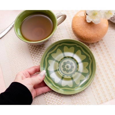 Avatar Jasmine Dragon Ceramic Teacup and Saucer Set