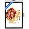 Trends International Harry Potter - Gryffindor House Logo Framed Wall Poster Prints - 3 of 4