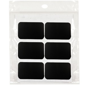 Wrapables Set of 36 Chalkboard Labels / Chalkboard Stickers - 1 of 3