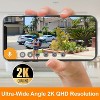 Toucan® Wi-Fi® and Wire-Free 1920 x 1080p Video Doorbell PRO with Wireless Doorbell Chime in Black - 2 of 4