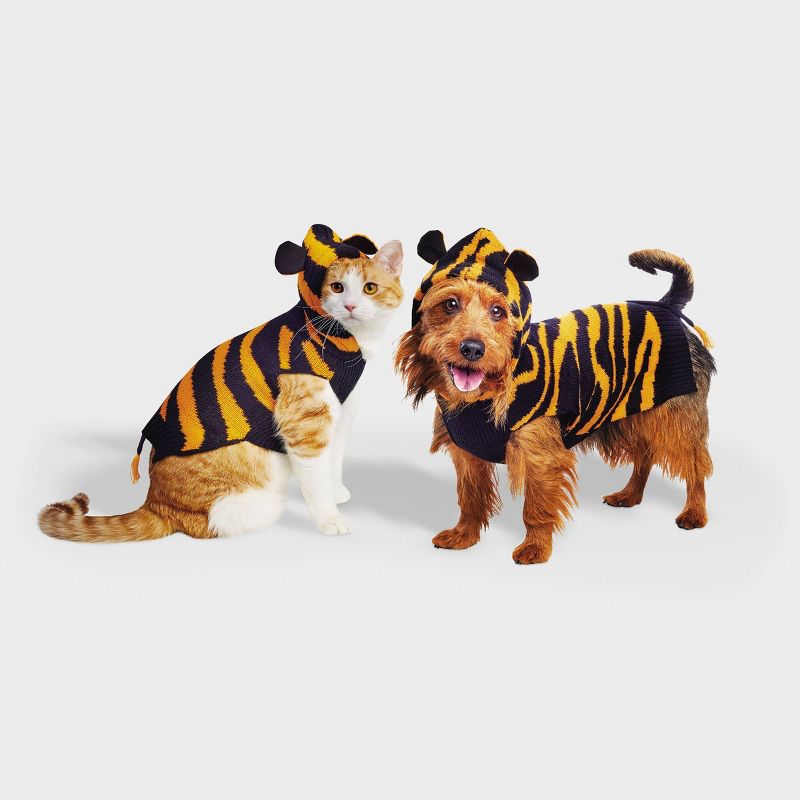 Tiger Halloween Dog and Cat Hoodie - Hyde & EEK! Boutique™, 1 of 7