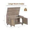 FURNIinspire Pet Crates and Houses, Hidden Cat Crates with Storage Removable Scratcher, Modern Pet Crates for Home, Gray, 31.5"*19.7"*19.7" - 4 of 4