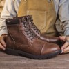 Santimon Men's Motorcycle Boots Combat Casual Dress Boot for Men - 3 of 4