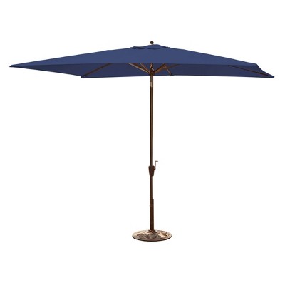 6.5' x 10' Adriatic Rectangular Market Umbrella - Island Umbrella