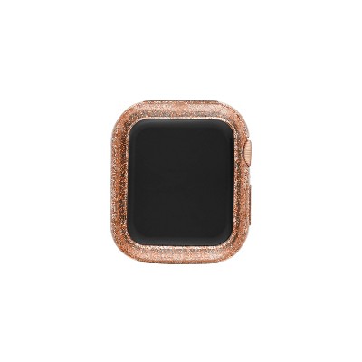 Kate Spade New York Apple Watch Bumper Rose Gold Glitter Acetate 40mm