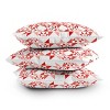 16"x16" Showmemars Christmas Quilt Square Throw Pillow White - Deny Designs - 3 of 4