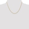 Black Bow Jewelry 1.5mm 10K Yellow Gold Solid Cable Rope Chain Necklace - 2 of 4