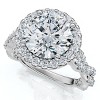 Pompeii3 Certified 2 1/2CT Diamond Engagement Ring 14k Gold or Platinum Lab Created - 3 of 4