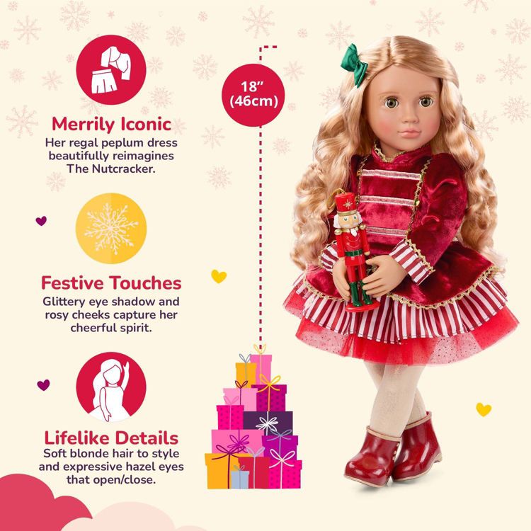 Our Generation Hollie Limited-Edition 18" Holiday Collectible Doll, 3 of 8
