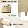 CAVINAS Buffet Cabinet,Wood Sideboard Cabinet with Unique Arc Handles and Adjustable Shelves,Sideboard Buffet for Dining,Kitchen,Living Room - 4 of 4